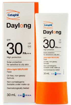 Cetaphil DayLong Ultra-Light Gel Fluid Face SPF30 PA+++ 30ml.