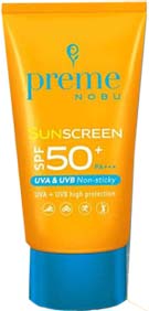 Preme Nobu Sunscreen SPF50+ PA+++ พรีมโนบุ ซันสกีน เอสพีเอฟ 50+ พีเอ+++ 30g.