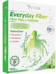 รูปภาพของ Amsel Fiber Plus L-Cysteine 10ซอง