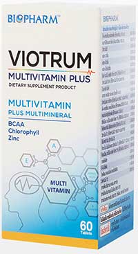 Biopharm Viotrum Multivitamin Plus BCAAs ไวโอทรัม มัลติวิตามินพลัส 60เม็ด 