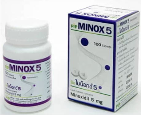 รูปภาพของ PIP Minox  Minoxidil 5mg. 100เม็ด ไมน๊อก