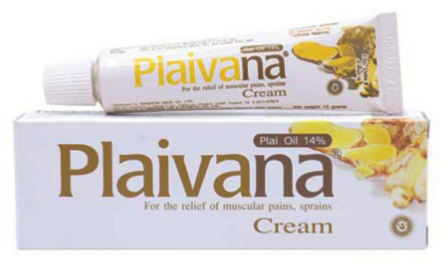 Plaivana ไพลวาน่า ครีมไพล 100g.