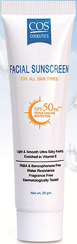 COS Facial Sunscreen For All Skin Types SPF50 PA+++ 20g.