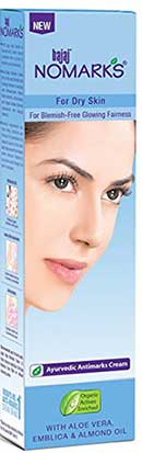 Bajaj Nomarks for Dry Skin 25g (หลอดสีฟ้า) บาจาจ โนมาร์ค สำหรับผิวแห้ง
