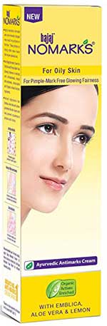 รูปภาพของ Bajaj Nomarks for Oily Skin 25g. (หลอดสีเหลือง) บาจาจ โนมาร์ค สำหรับผิวมัน