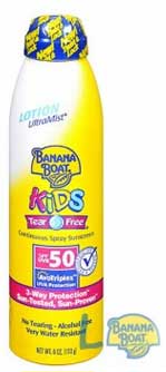 รูปภาพของ Banana Boat Kids UltraMist Suncscreen Spray SPF50 PA+++สเปรย์กันแดดสำหรับผิวบอบบาง-เด็ก 175ml.