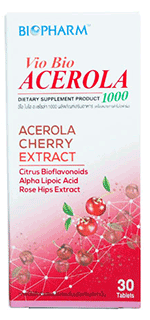 รูปภาพของ Biopharm Vio Bio Acerola 1000 30เม็ด