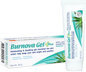 รูปภาพของ Burnova Urnova Gel Plus Planton 25g.เบอร์นโนว่า เจล สีฟ้า