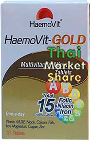Haemovit-GOLD เฮโมวิต-โกลด์ 31เม็ด