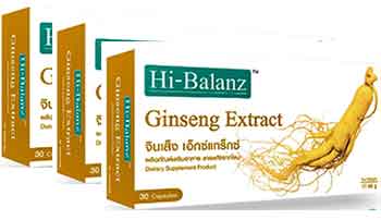 รูปภาพของ Hi-Balanz Ginseng Extract สารสกัดจากโสม (30capX3กล่อง)
