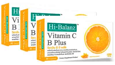 รูปภาพของ Hi-Balanz Vitamin C B Plus (30capX3กล่อง)