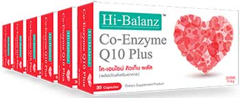 รูปภาพของ Hi-Balanz Co-Enzyme Q10 Plus (30capX6กล่อง) โค-เอนไซม์ คิวเท็น 