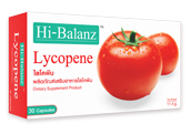 Hi-Balanz Lycopene 60mg.30Capsules ไลโคพีน