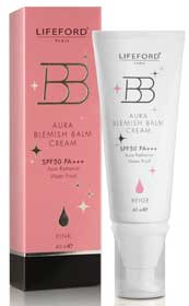 LIFEFORD BB AURA BLEMISH BLAM CREAM SPF50 PA++ PINK 40ml.