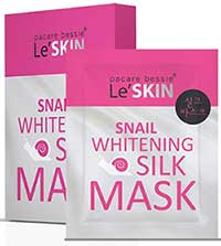 รูปภาพของ Le SKIN Snail Whitening Silk Mask (1กล่อง บรรจุ5ซอง)