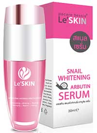 รูปภาพของ Leskin snail whitening arbutin serum 30ml. เซรั่มหอยทาก อาร์บูติน