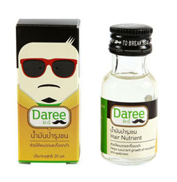 Daree Hair Nutrient 20มล. ดารี บำรุงเส้นผม ปลูกหนวด คิ้ว จอน เครา