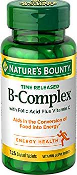 รูปภาพของ Natures bounty B-complex Time Released 125เม็ด วิตามินบีรวม