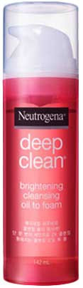 รูปภาพของ Neutrogena Deep Clean Brightening Cleaning Oil To Foam 142ml สีแดง