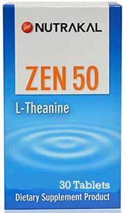 รูปภาพของ Nutrakal ZEN 50 L-theanine 50mg. 30tab