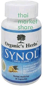 Organic s Herbs SYNOL (SINUS CLEAR) 30cap