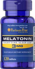 รูปภาพของ Puritan s Pride Melatonin 3mg. 120เม็ด