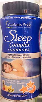 รูปภาพของ Puritan s Pride Sleep Complex Gummy with Melatonin & L-Theanine 60 Gummies