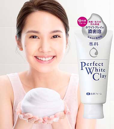 รูปภาพของ Shiseido Senka Perfect White Clay 120g. สีขาว โฟมล้างหน้าสูตรใหม่
