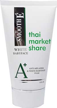 รูปภาพของ Smooth E White BabyFace A+ Anti-Melasma and White Foam 4Oz. (120g)