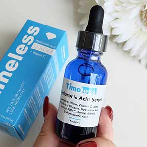 Timeless Hyaluronic Acid Serum + Vitamin C 30ml. (สีน้ำเงิน)