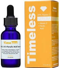 Timeless Vitamin C + E Ferulic Acid Serum 30ml. (สีส้ม)