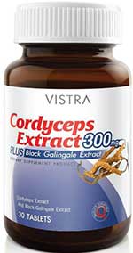 รูปภาพของ Vistra Cordyceps Extract 300 mg. Plus Black Galingale Extract 30cap