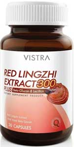 รูปภาพของ Vistra Red Lingzhi Extract 300 Plus Beta-Glucan & Lecithin 30cap