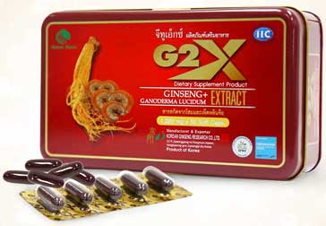รูปภาพของ G2X จีทูเอ็กซ์ สารสกัดจากโสมเกาหลี 60cap