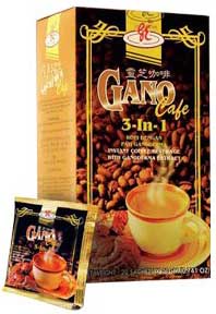 กาแฟ กาโน 3 in 1 ผสมเห็ดหลินจือ Gano Coffee 20ซอง