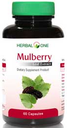 รูปภาพของ Herbal One Mulberry 60cap สารสกัดใบหม่อน