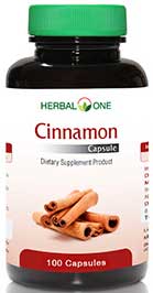 รูปภาพของ Herbal One  Cinnamon อบเชย (ซินนามอน) 100cap