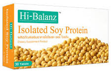 Hi-Balanz Isolated Soy Protein 800mg. 30เม็ด สารสกัดจากถั่วเหลือง
