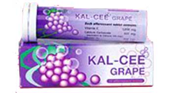รูปภาพของ Kal-Cee Grape แคล ซี รสองุ่น 10เม็ดฟู่