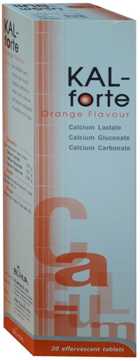 รูปภาพของ Kal-Forte Orange Flavour แคล-ฟอร์ท กลิ่นส้ม 20เม็ดฟู่