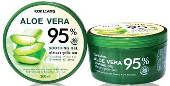 Kok Liang Aloe Vera Gel Soothing 95% 300ml.