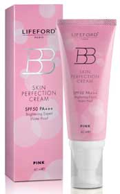 รูปภาพของ LIFEFORD BB SKIN PERFECTION CREAM SPF50 PA++ BRIGHTENING EXPERT WATER PROOF (PINK) 40 ml.