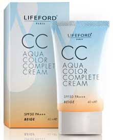 รูปภาพของ LIFEFORD CC AQUA COLOR COMPLETE CREAM SPF 50 PA++ BEIGE 40ML.