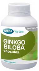 รูปภาพของ Mega We Care Ginkgo biloba  60เม็ด