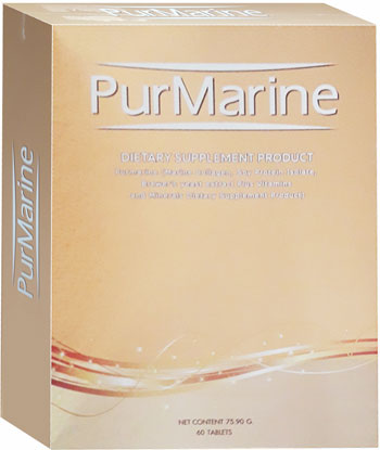 PurMarine เพอมารีน 60เม็ด (ซื้อ2กล่องฟรี 20เม็ด)