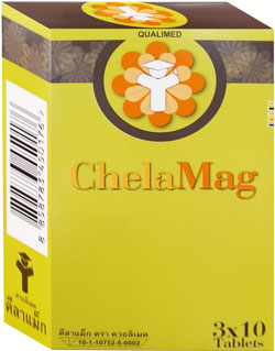 ChelaMag Chelated Magnesium 100mg 30เม็ด คีเลต แมกนีเซียม