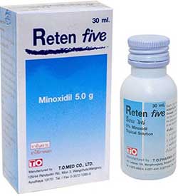 รูปภาพของ Reten Five 5% 30 ml. รีเทน ไฟว์