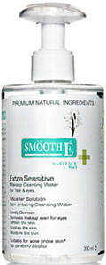 รูปภาพของ Smooth E Extra Sensitive Makeup Cleansing water for face & eyes 200ml.(กลาง)