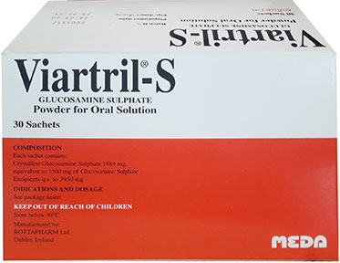 รูปภาพของ Viartril-S ไวอาทริล เอส 1500mg. 30ซอง (แบบผง)