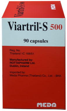 รูปภาพของ Viartril-S ไวอาทริล เอส 500mg. 90cap (แบบเม็ด)